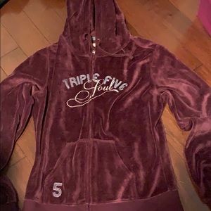 Vintage Triple Five Soul Velour Kids Sweater